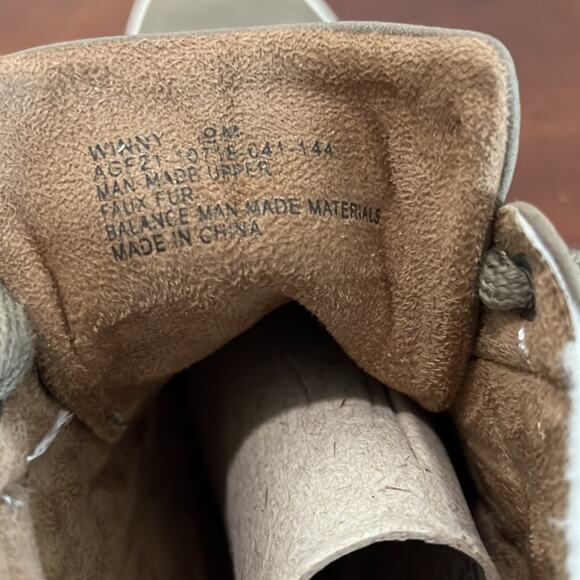 Wonderly Winny Taupe Faux Suede High Top Sneakers Woman Size 9 - Picture 5 of 9